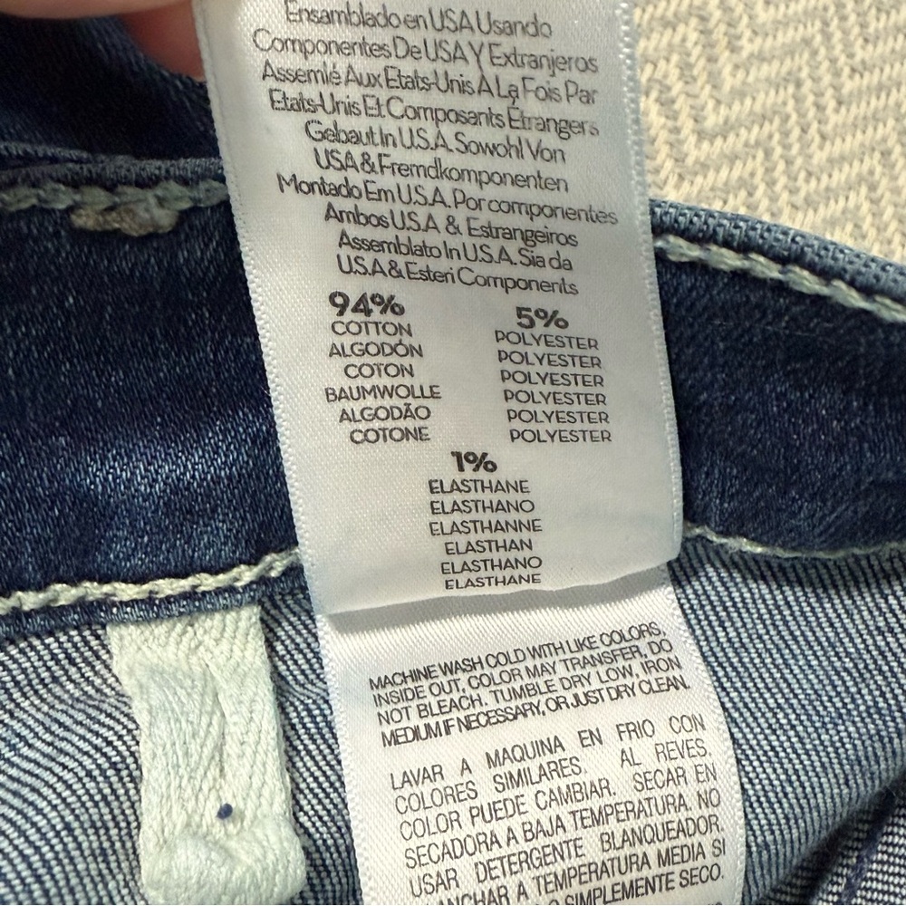 MOTHER Women's Straight Leg Jeans - Dark Blue - Picture 16 of 16